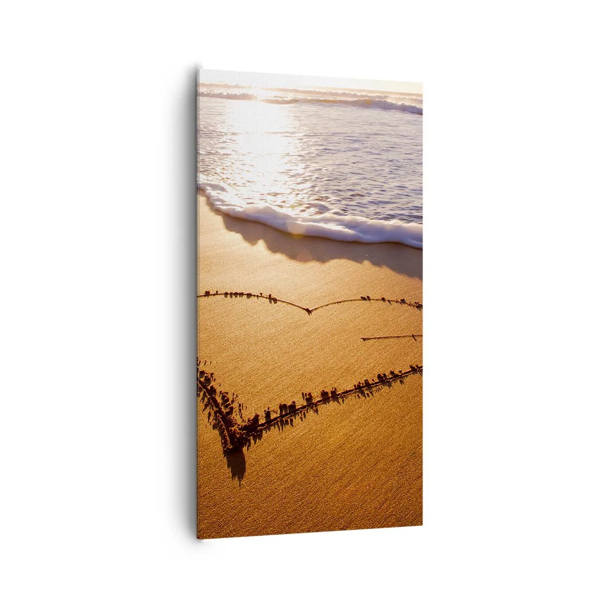 Schilderen op canvas - Vakantie bekentenis - 65x120 cm