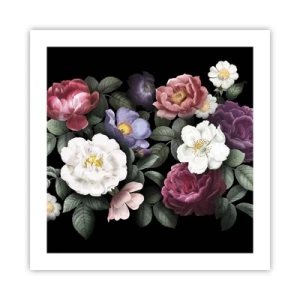 Poster - Uit de Engelse tuin - 50x50 cm