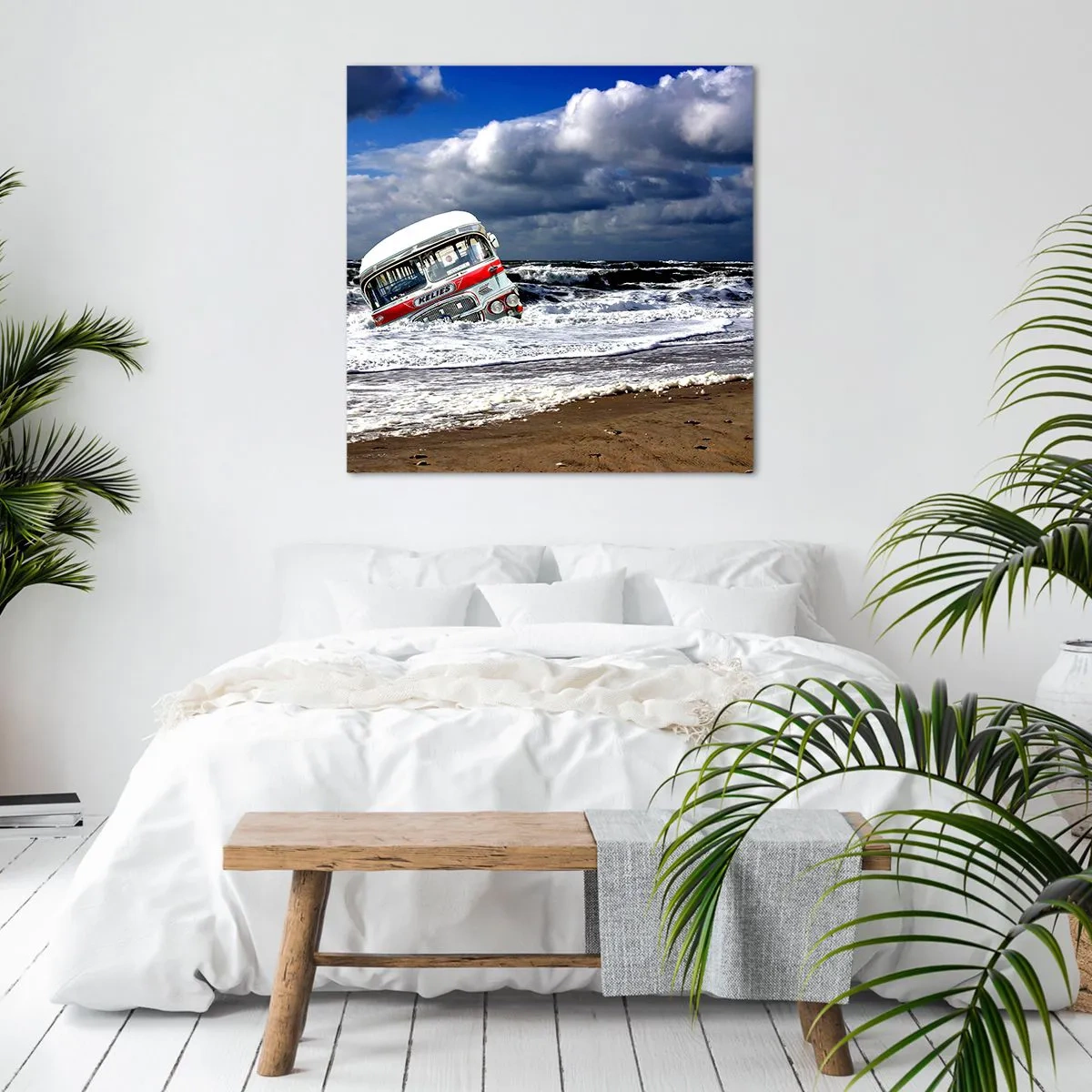 Schilderen op canvas - En je bent verrast? - 70x70 cm