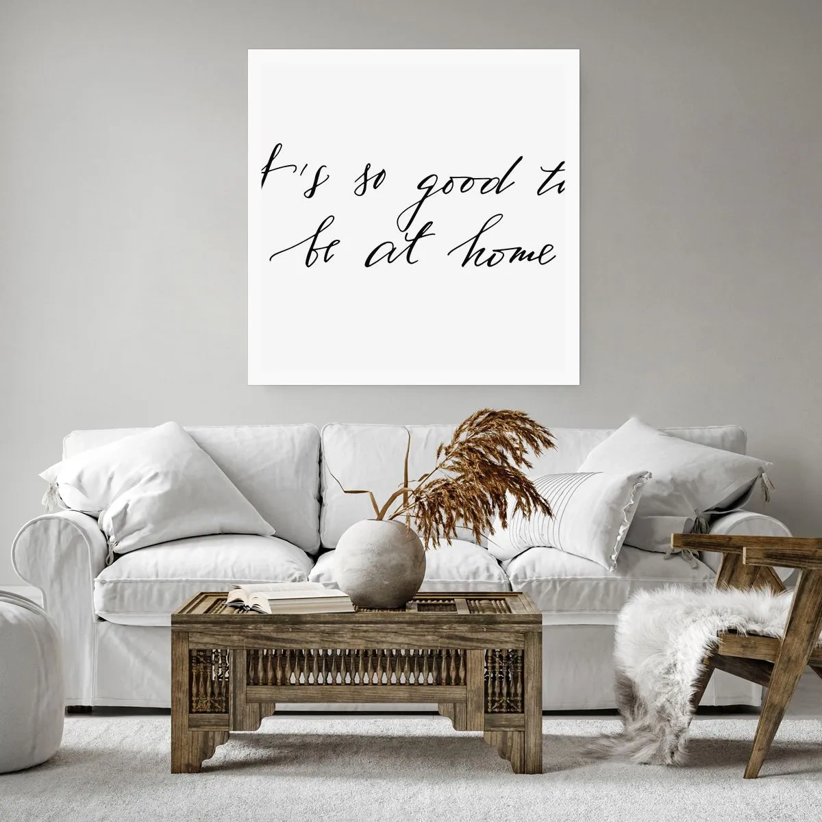 Poster - De hele waarheid - 30x30 cm