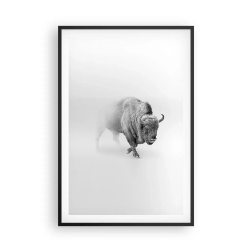 Poster in een zwarte lijst - Koning van de prairie - 61x91 cm