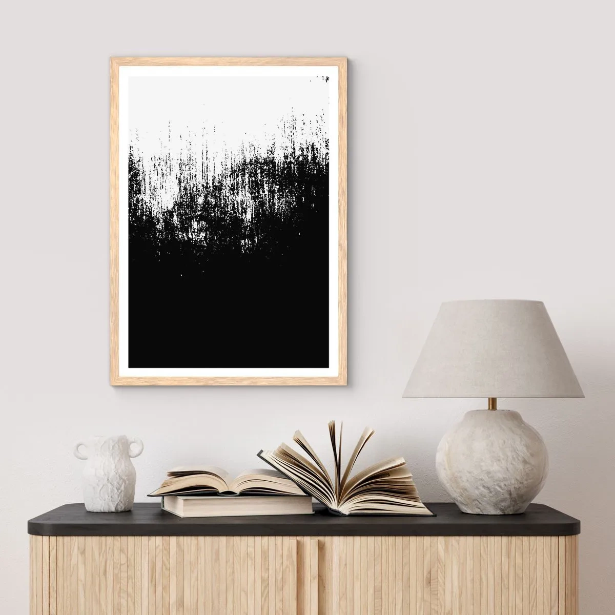 Een poster in een licht eiken lijst - En de winnaar is ... - 50x70 cm