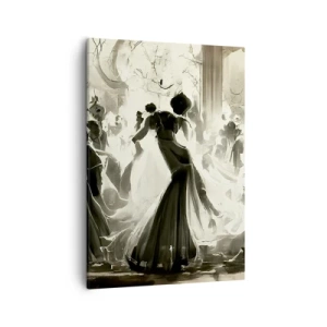 Schilderen op canvas - De grote maskerade - 50x70 cm