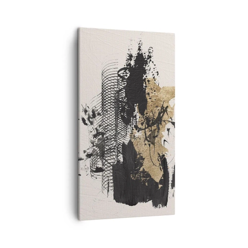 Schilderen op canvas - Compositie met passie - 45x80 cm