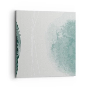 Schilderen op canvas - Ontmoeting met de mist - 70x70 cm