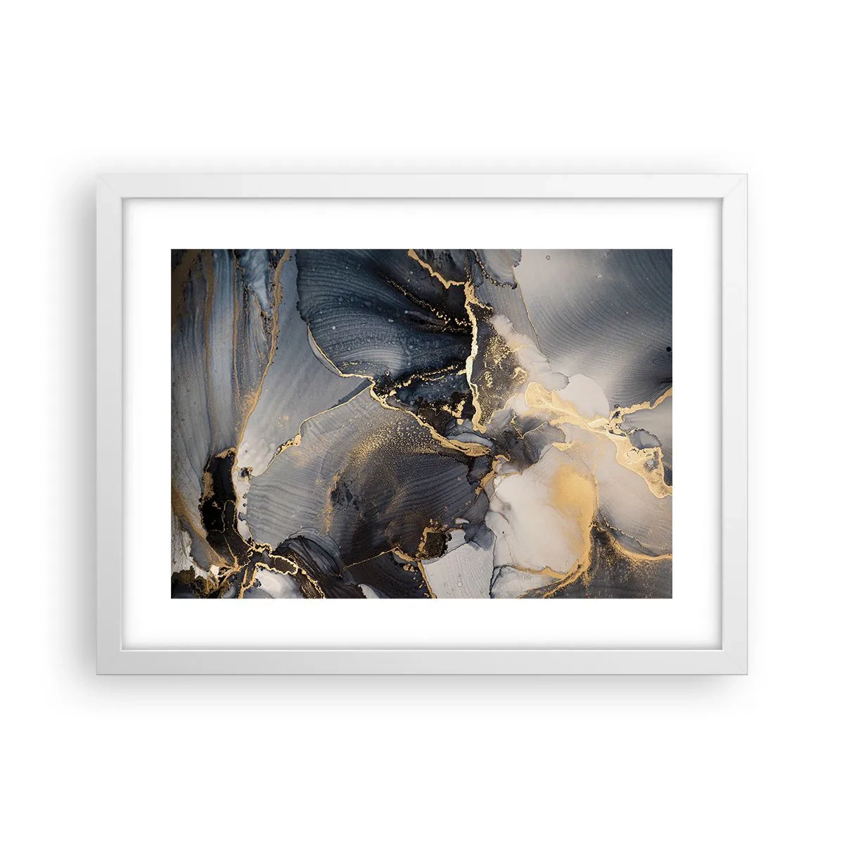 Poster in een witte lijst - Stenen leven - 40x30 cm
