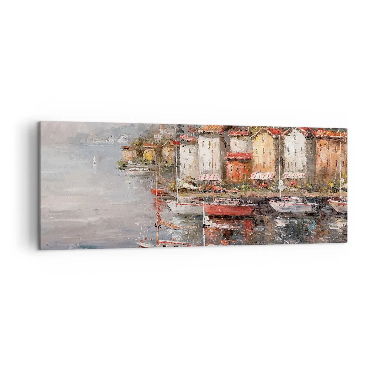 Schilderen op canvas - Romantisch toevluchtsoord - 140x50 cm