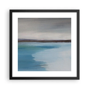Poster in een zwarte lijst - Horizontaal landschap - 40x40 cm