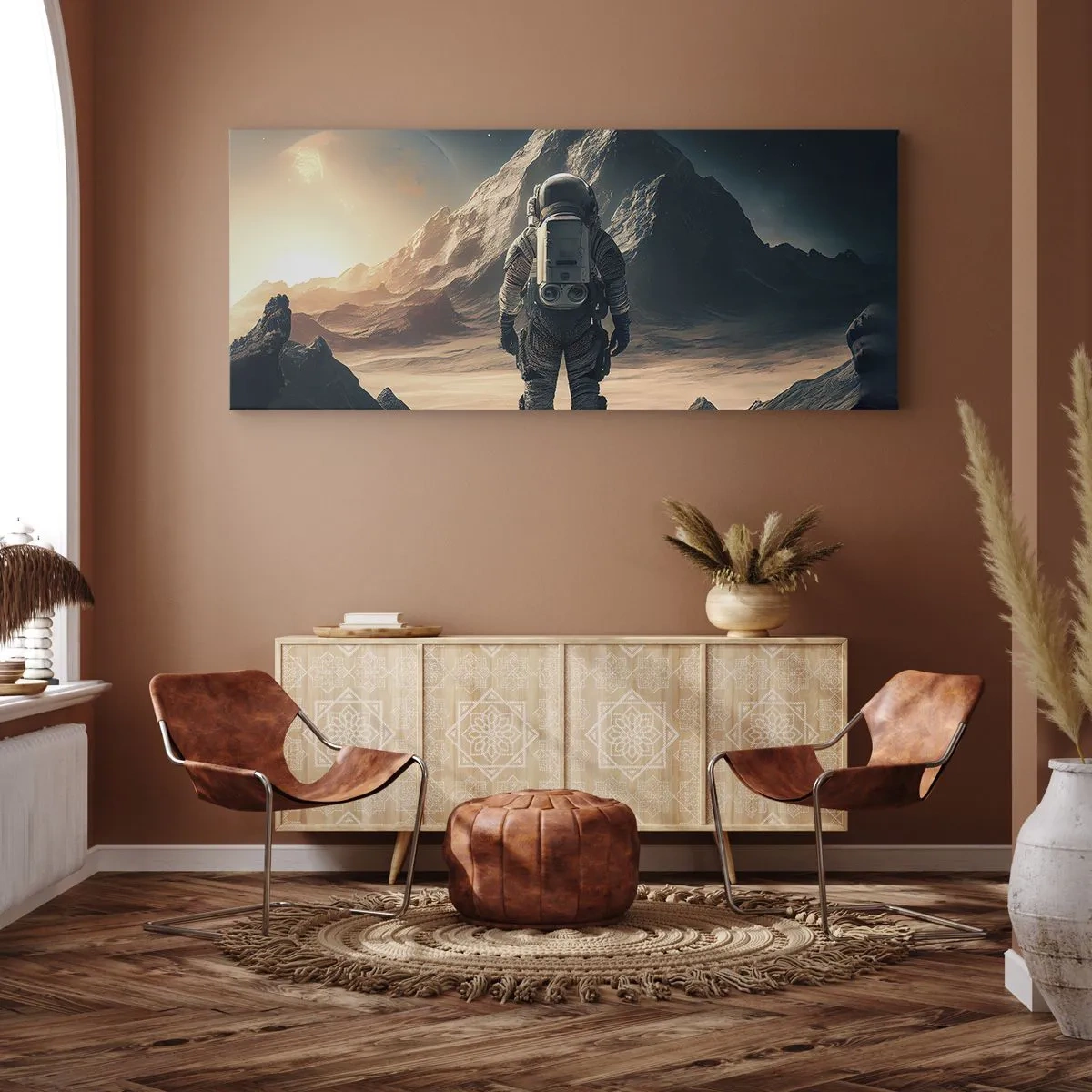 Schilderen op canvas - Nieuwe uitdaging - 100x40 cm