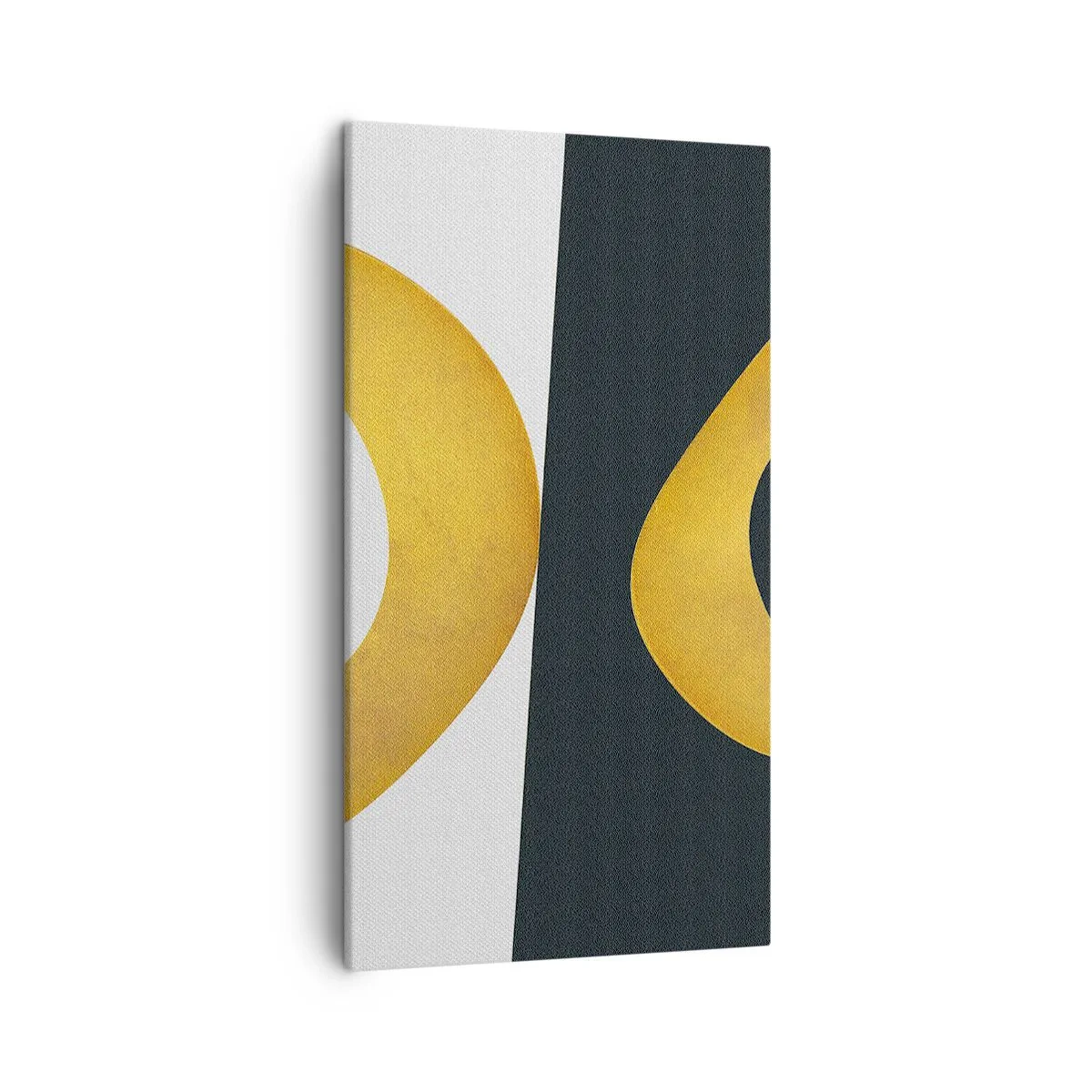 Schilderen op canvas - Ten eerste: goud - 45x80 cm