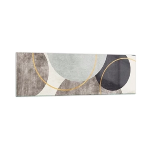Schilderen op glas - Wiel voor wiel - 160x50 cm