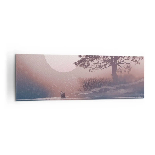 Schilderen op canvas - nacht wonderen - 160x50 cm