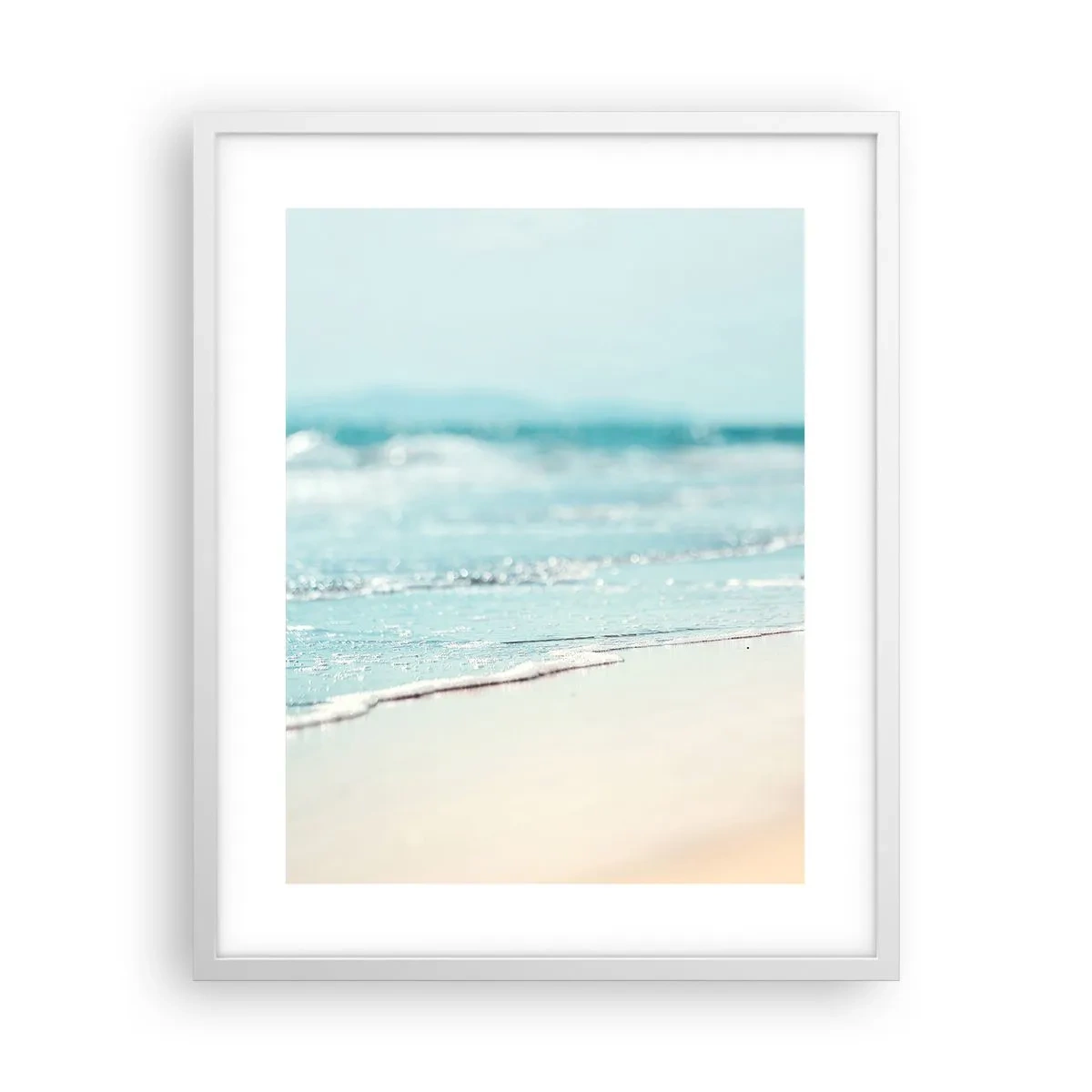 Poster in een witte lijst - Warmte en geluid - 40x50 cm