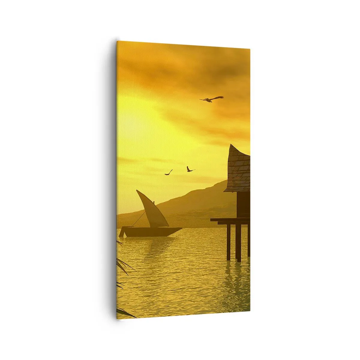 Schilderen op canvas - De verlangde vrede - 65x120 cm