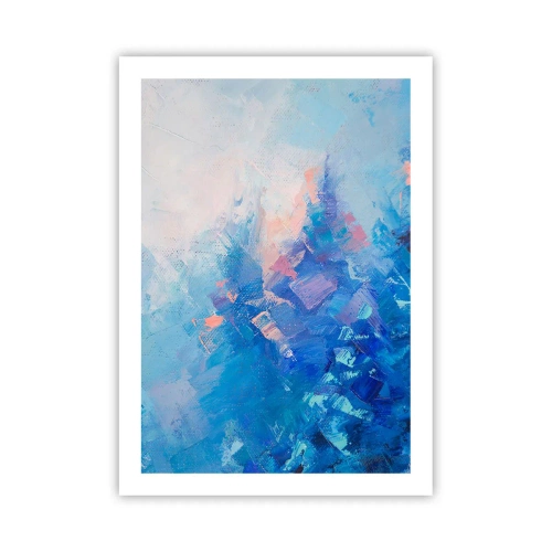 Poster - Winter abstractie - 50x70 cm