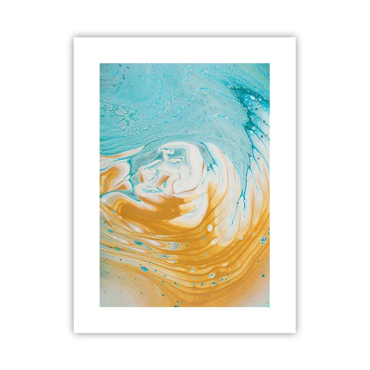 Poster - Pastel werveling - 30x40 cm