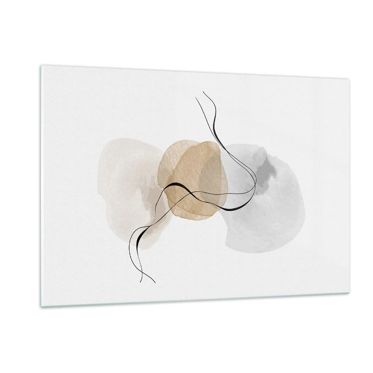 Schilderen op glas - Lucht kralen - 120x80 cm