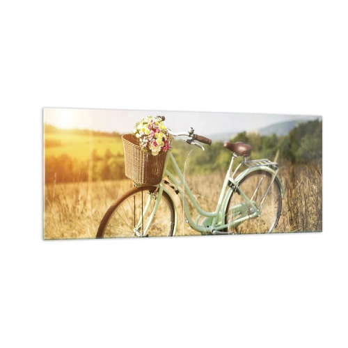 Schilderen op glas - Ik blijf hier nog even - 100x40 cm
