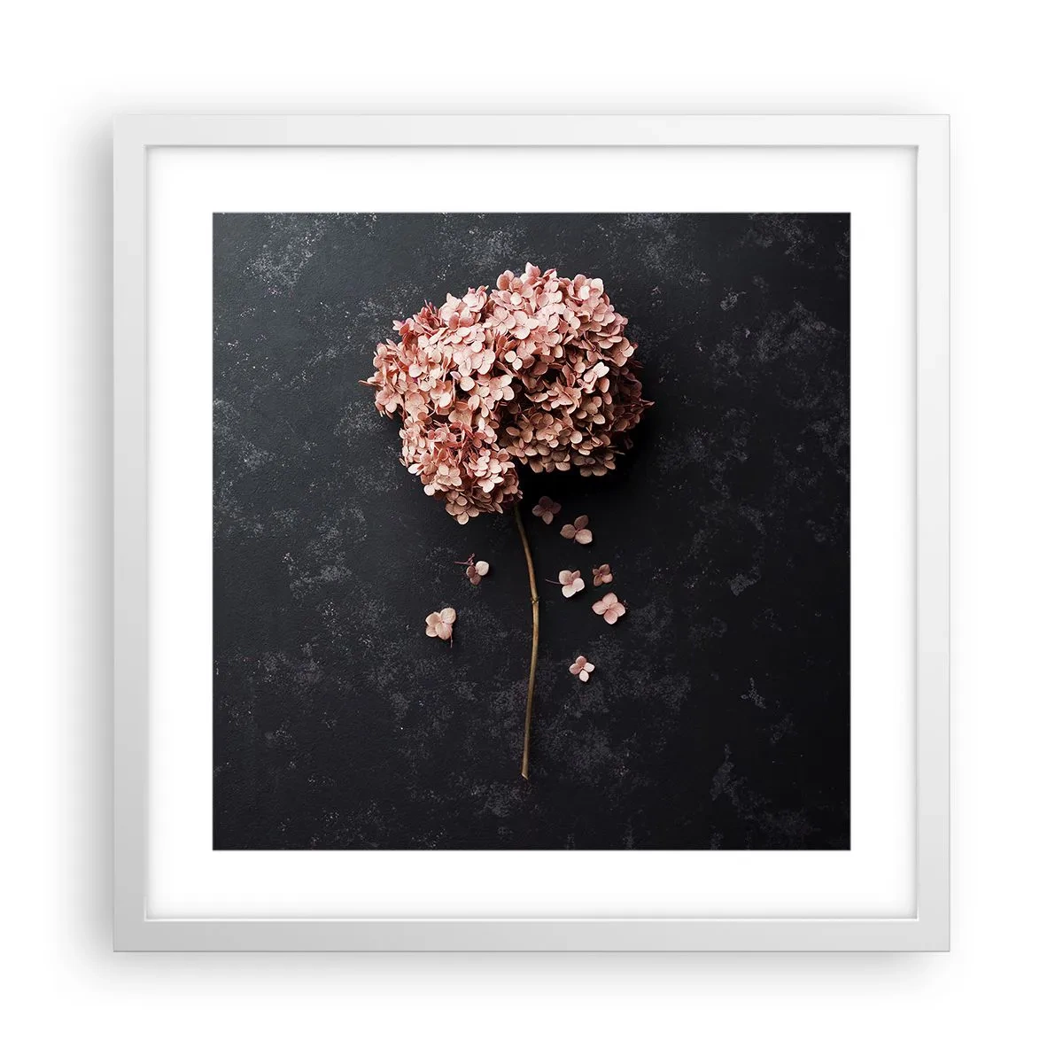 Poster in een witte lijst - Een echt romantisch teken - 40x40 cm