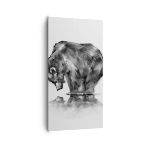 Schilderen op canvas - Leuk om een geliefde persoon te zien - 65x120 cm