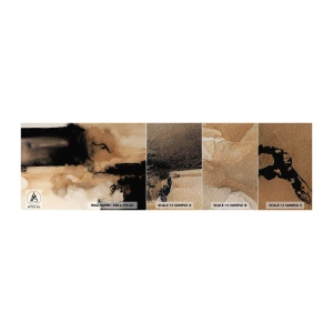 Fotobehang Monster Premium Sand - Intrigerende abstractie - Abstractie, Rook, Minimalistisch - 100x30 cm