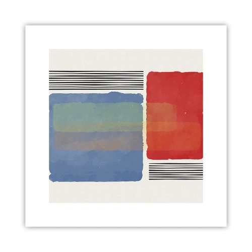 Poster - De geest en de letter van de geometrie - 30x30 cm