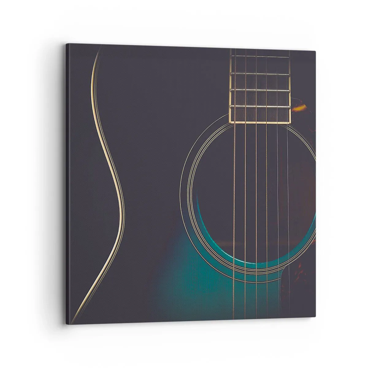 Schilderen op canvas - Nog even voordat het klinkt - 70x70 cm