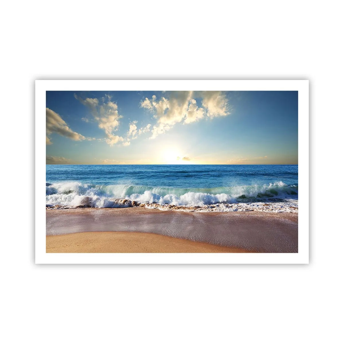 Poster - Beweging en stilte tegelijk - 91x61 cm