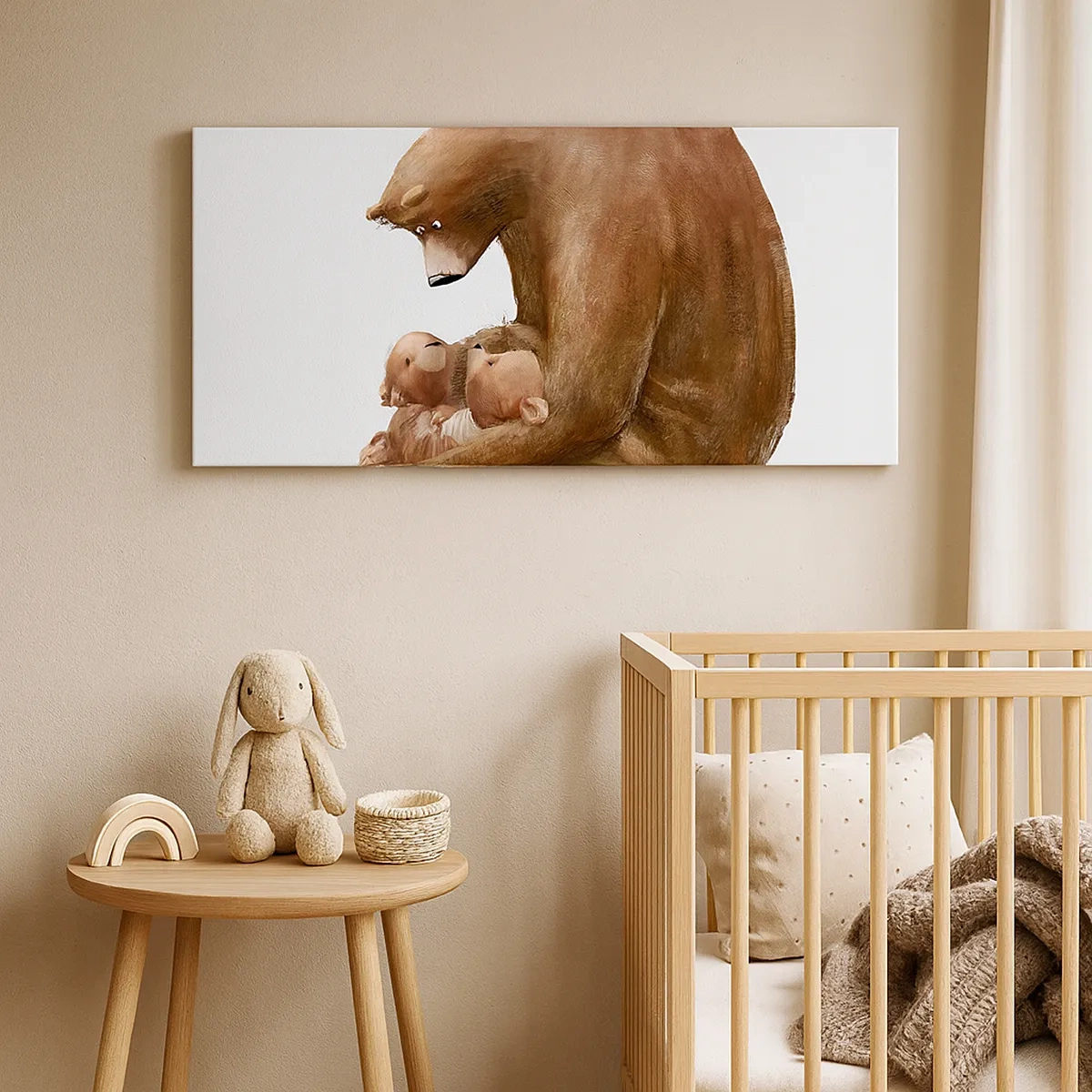 Schilderen op canvas - Zoete dromen, kinderen - 30x30 cm