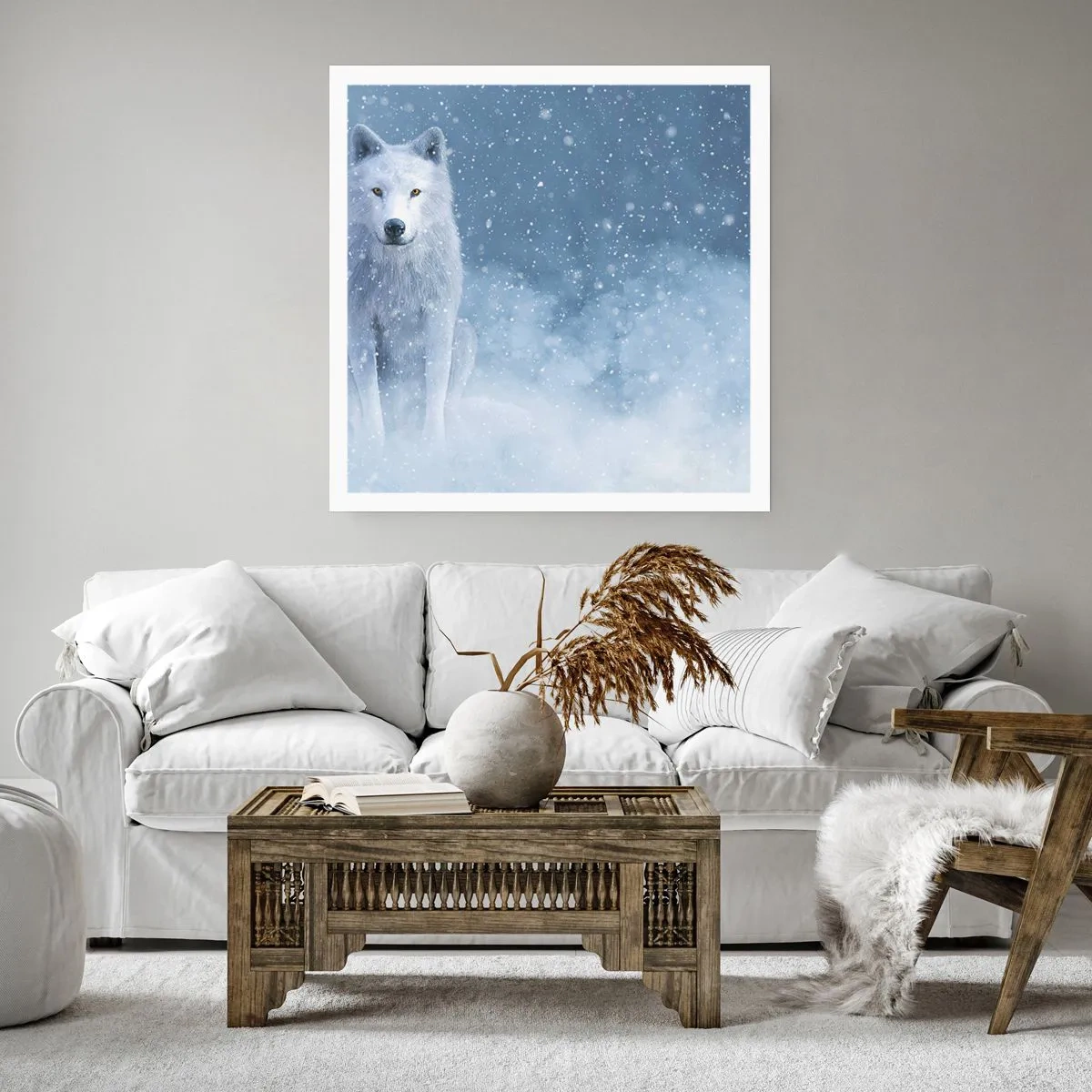 Poster - In winterse sferen - 50x50 cm