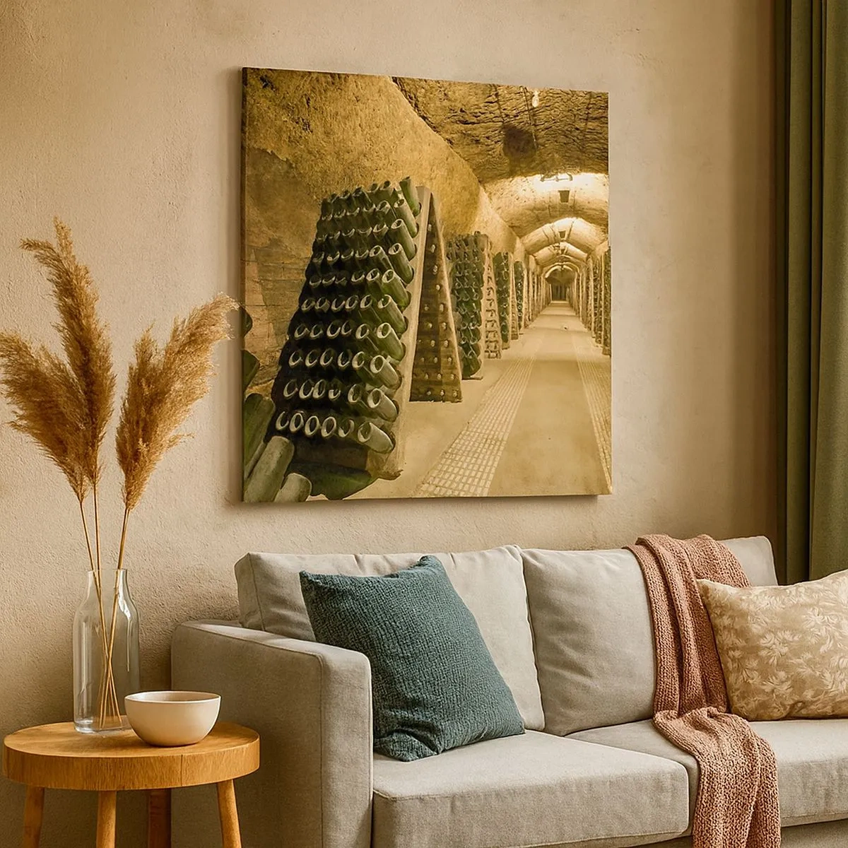 Schilderen op canvas - De geboorte van smaak - 30x30 cm