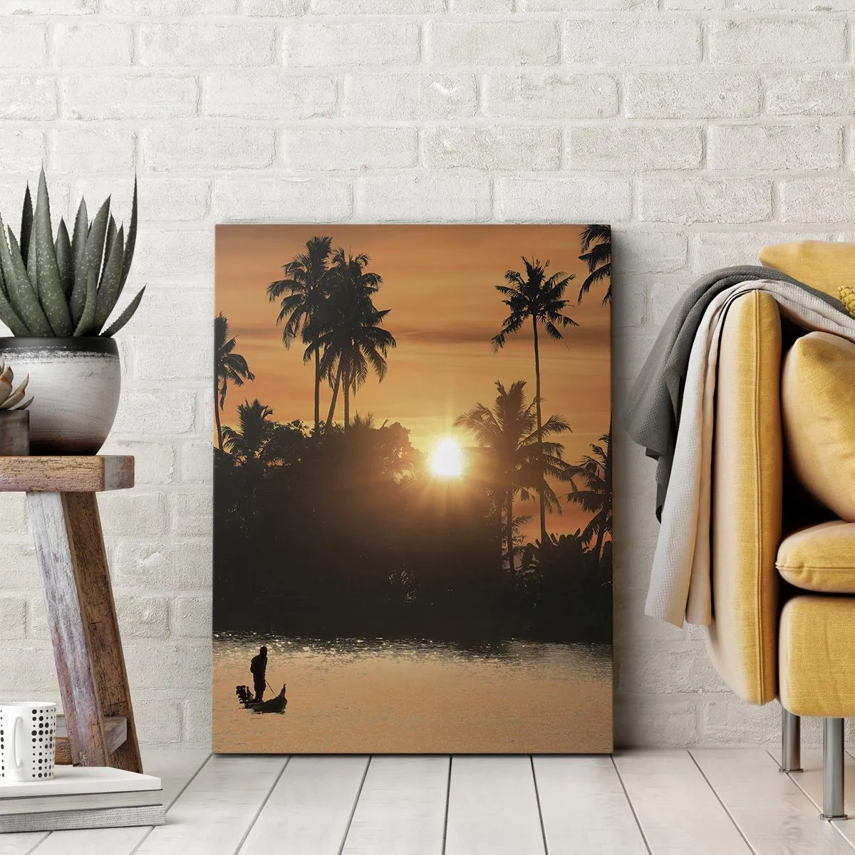 Schilderen op canvas - Tijd om te ontspannen - 80x120 cm