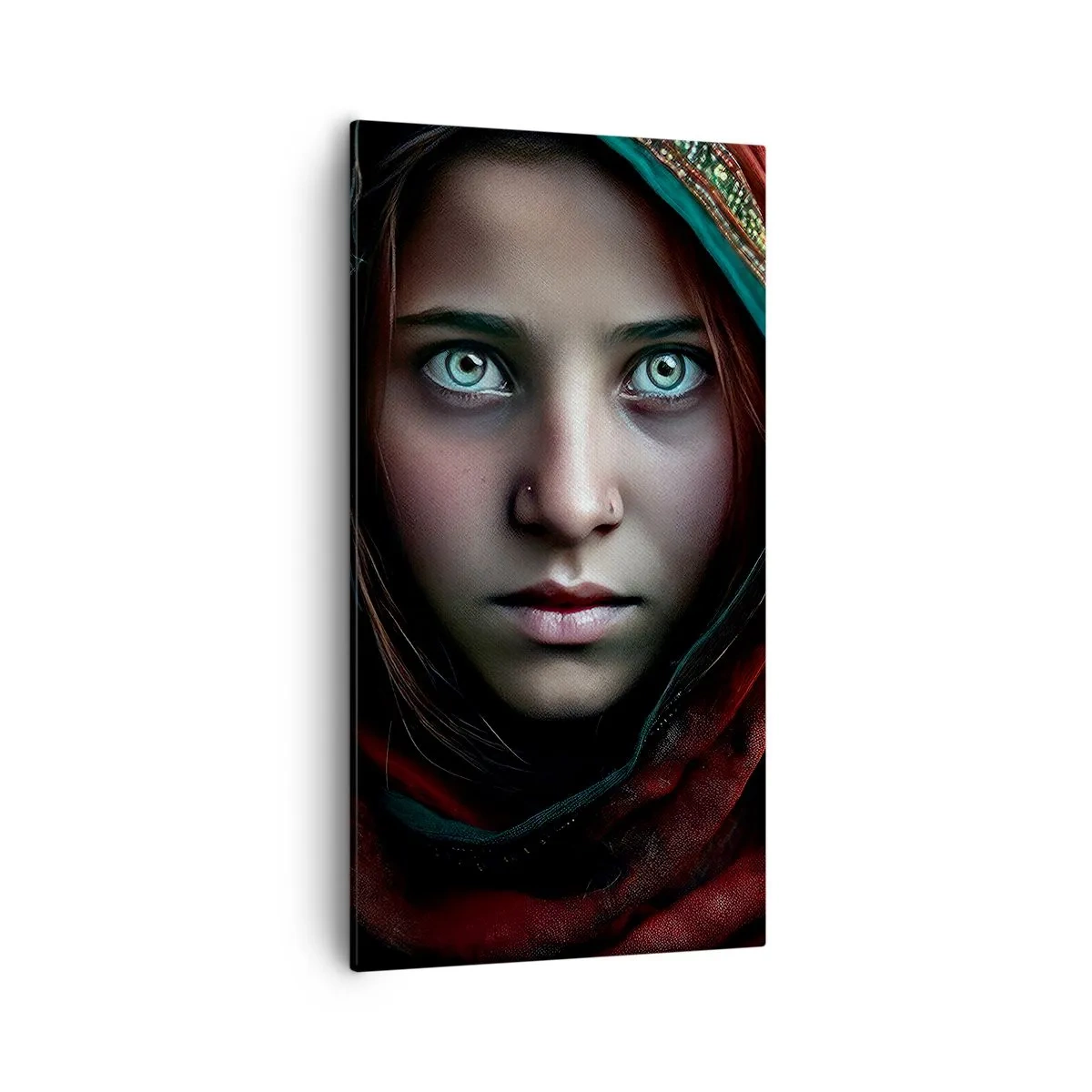 Schilderen op canvas - Oosterse prinses - 55x100 cm