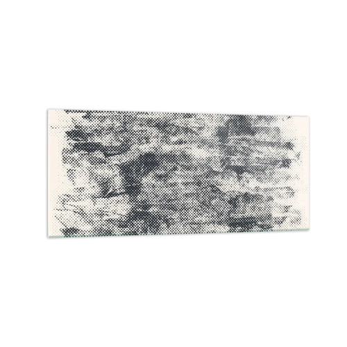 Schilderen op glas - Mistige compositie - 120x50 cm