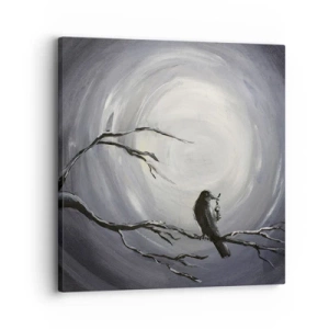 Schilderen op canvas - De sleutel tot het mysterie van de nacht - 30x30 cm
