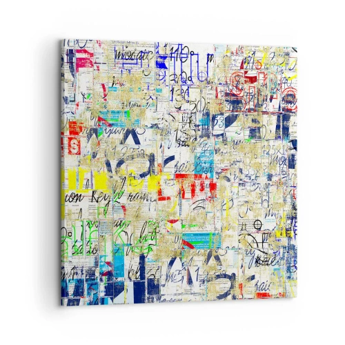 Schilderen op canvas - Het is gewoon een lust voor het oog - 60x60 cm