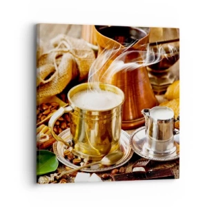 Schilderen op canvas - Prettige dag! - 30x30 cm