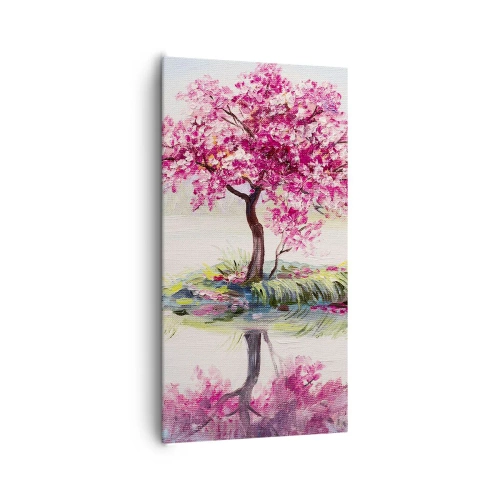 Schilderen op canvas - Lentefeest - 65x120 cm
