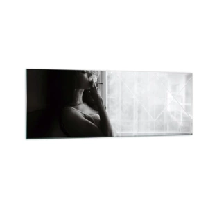 Schilderen op glas - Een sensueel moment - 140x50 cm