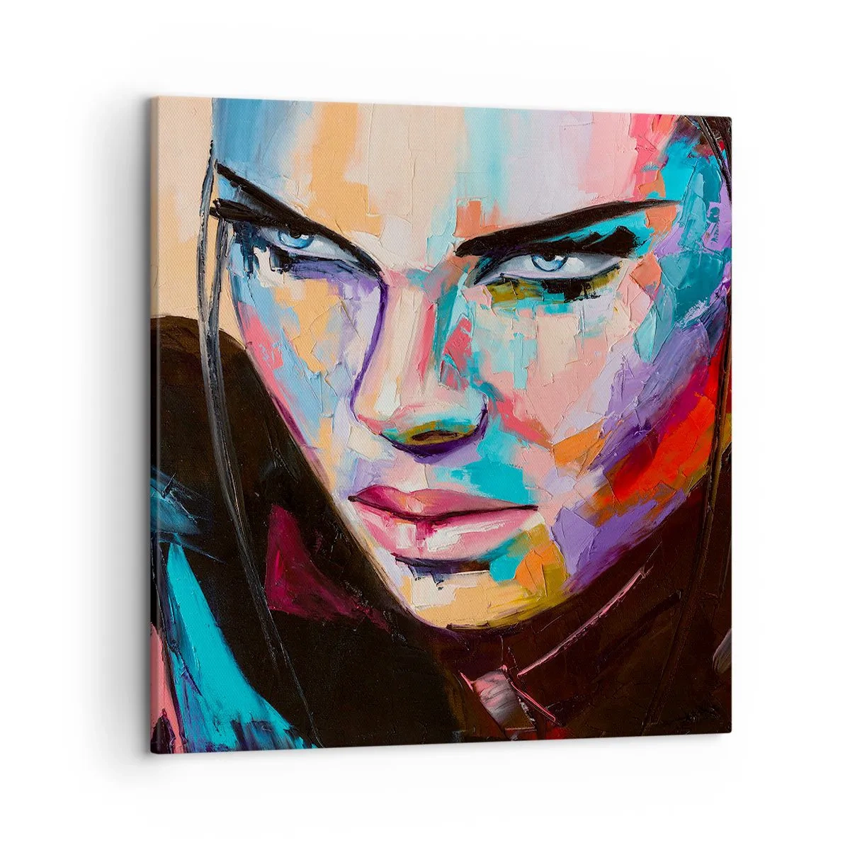 Schilderen op canvas - Wildheid in het hart - 50x50 cm