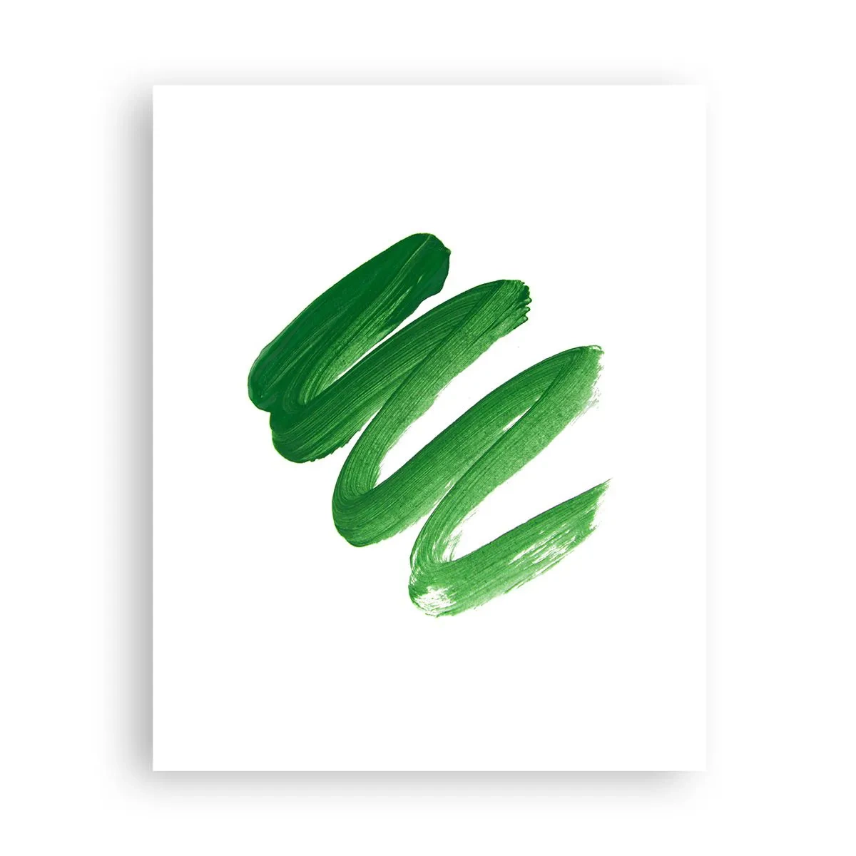 Poster - Groene grap - 40x50 cm