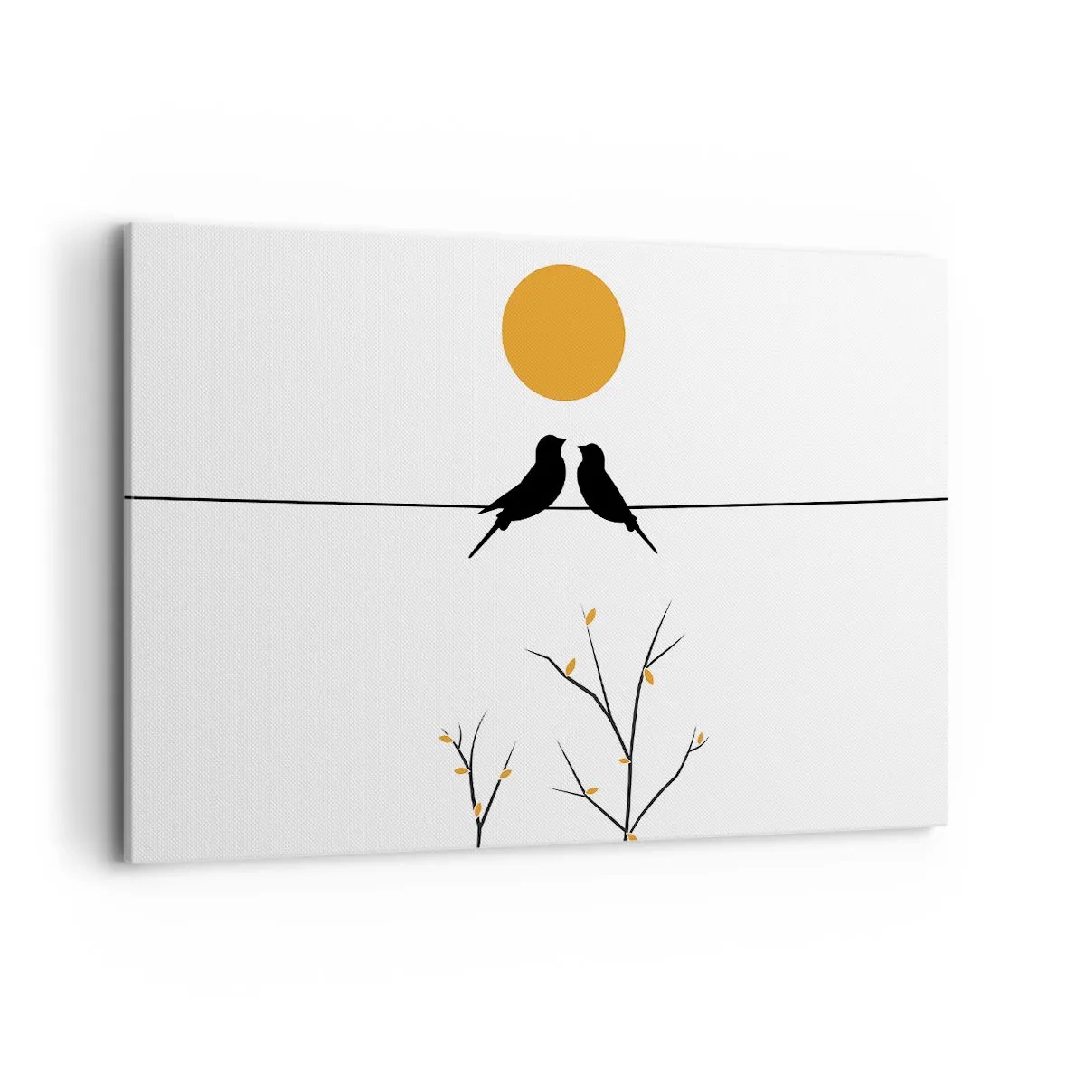 Schilderen op canvas - Nachtegalen avond - 120x80 cm