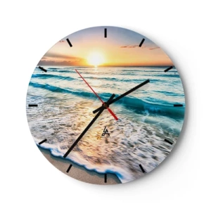 Wandklok - Klok - Een uitzicht dat de moeite waard is - 40x40 cm