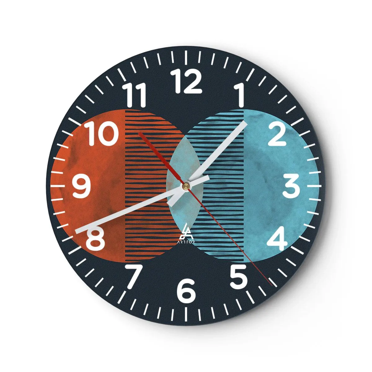 Wandklok - Klok - Astronomische fantasie - 40x40 cm