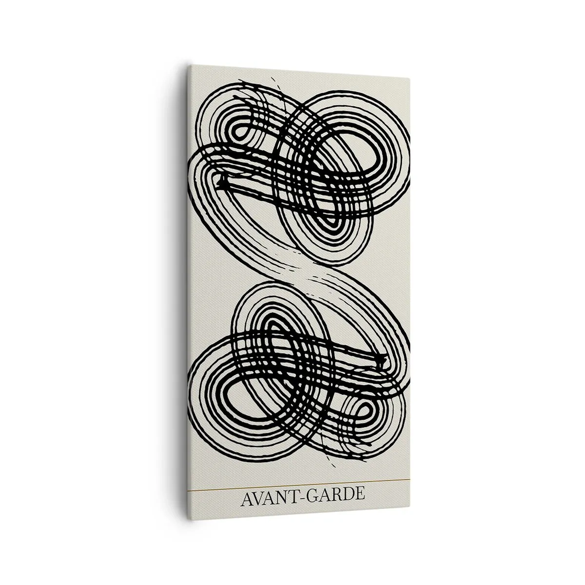 Schilderen op canvas - Het kwam er spontaan uit - 55x100 cm