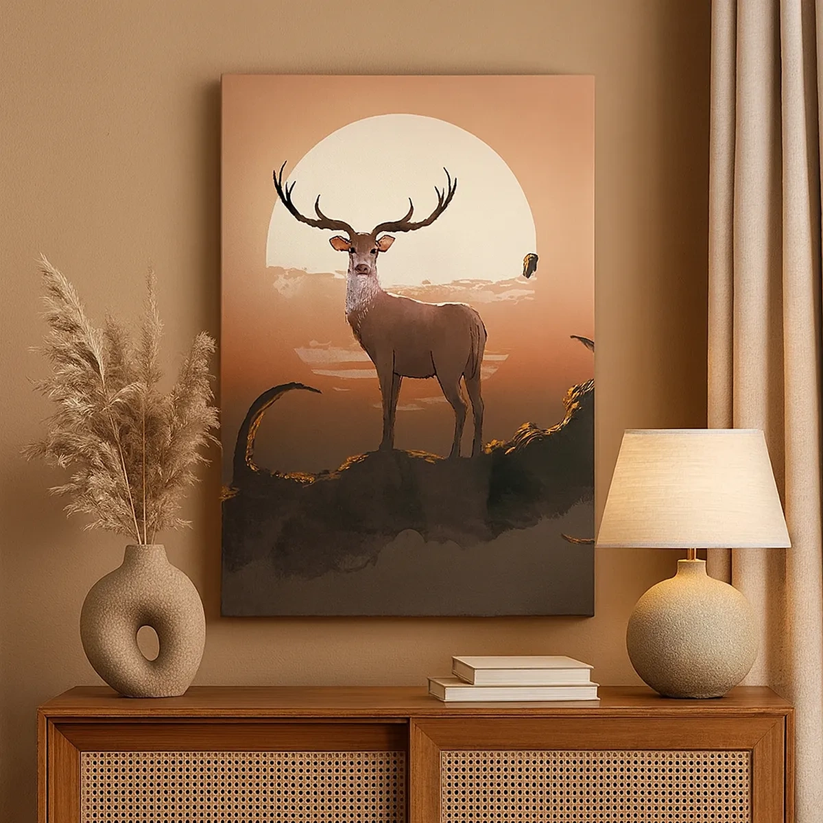 Schilderen op canvas - Deze nacht is anders dan alle andere - 50x70 cm