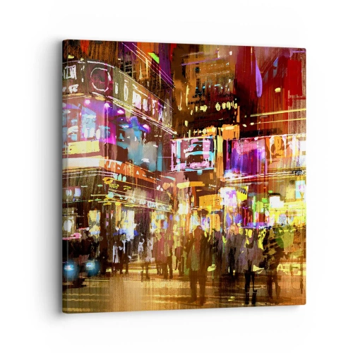 Schilderen op canvas - In een zee van licht - 30x30 cm