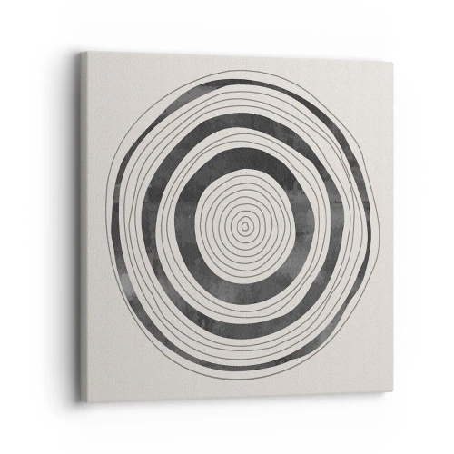 Schilderen op canvas - Wat belangrijk is, is wat er tussenin zit - 30x30 cm