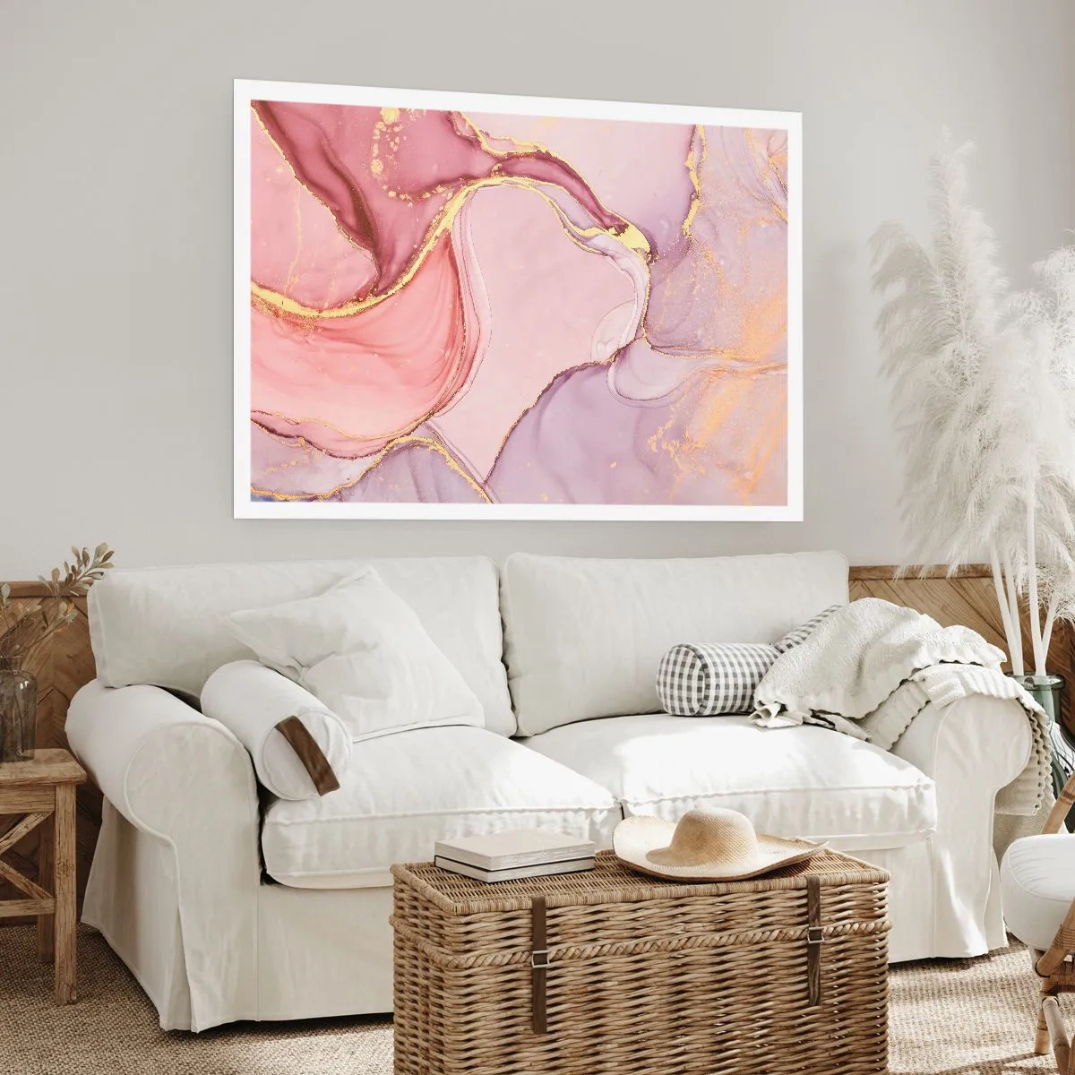 Poster - Een streling van kleuren - 70x50 cm