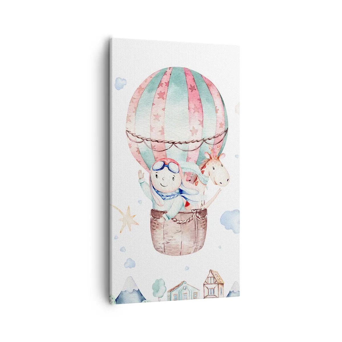 Schilderen op canvas - We zijn zo terug! - 55x100 cm